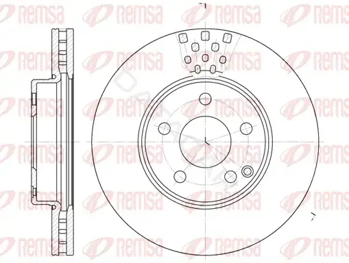 Тормозные диски REMSA 6676.10