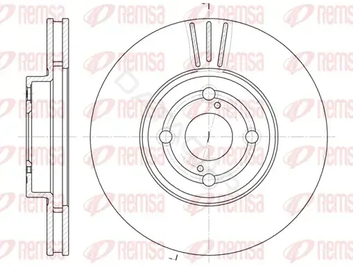 Тормозные диски REMSA 6703.10