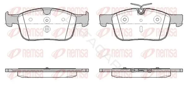 Тормозные колодки REMSA 1949.00