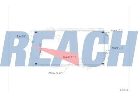 Радиатор охлаждения REACH 1.41.199.542