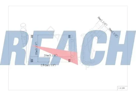 Радиатор печки REACH 1.18.12698