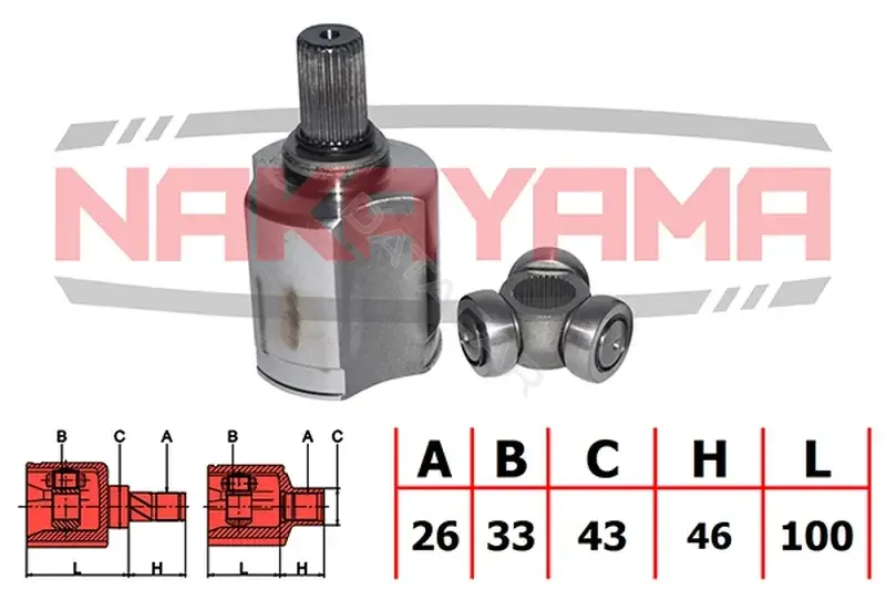 Шрус NAKAYAMA NJ7176NY