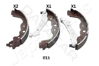 Барабанные колодки JAPANPARTS GF-015AF