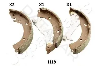 Барабанные колодки JAPANPARTS GF-H18AF