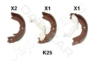 Колодки ручника JAPANPARTS GF-K25AF
