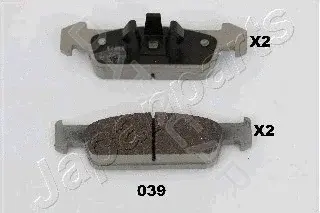 Тормозные колодки JAPANPARTS PA-039AF