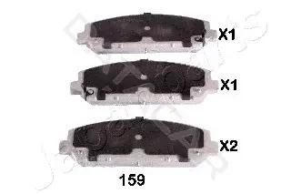 Тормозные колодки JAPANPARTS PA-159AF