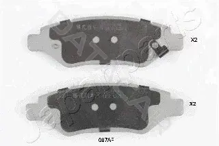 Тормозные колодки JAPANPARTS PP-007AF