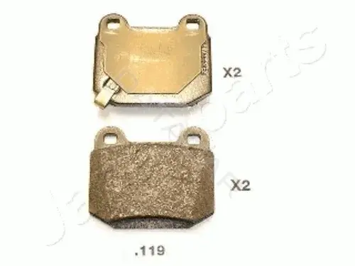 Тормозные колодки JAPANPARTS PP-119AF