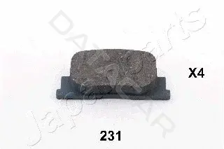 Тормозные колодки JAPANPARTS PP-231AF