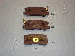 Тормозные колодки JAPANPARTS PP-505AF