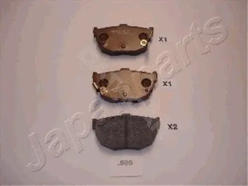 Тормозные колодки JAPANPARTS PP-595AF