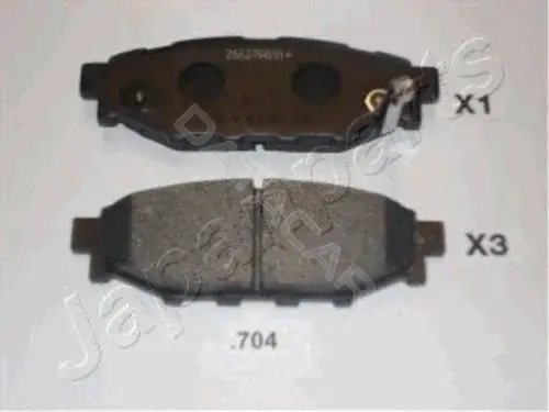 Тормозные колодки JAPANPARTS PP-704AF