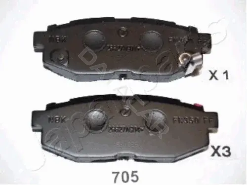 Тормозные колодки JAPANPARTS PP-705AF