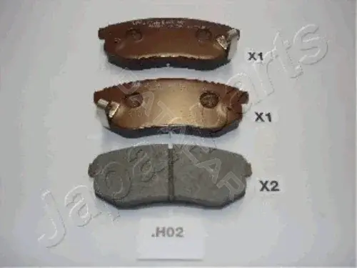 Тормозные колодки JAPANPARTS PP-H02AF
