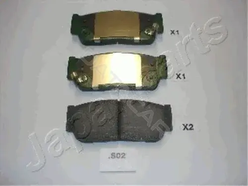 Тормозные колодки JAPANPARTS PP-S02AF