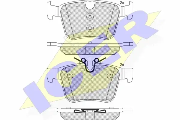 Тормозные колодки ICER 182232