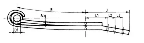 Рессора WEWELER F188Z037ZA75
