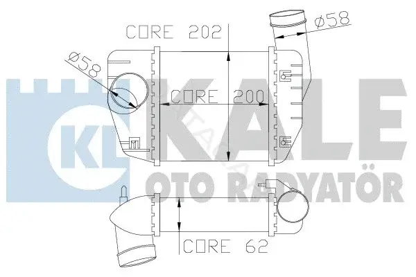 Интеркулер KALE OTO RADYATÖR 342200
