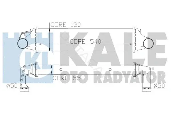 Интеркулер KALE OTO RADYATÖR 343400