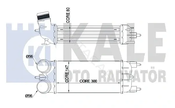 Интеркулер KALE OTO RADYATÖR 344875
