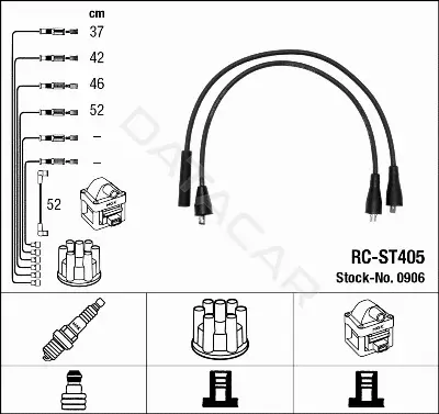 Высоковольтные провода NGK 0906
