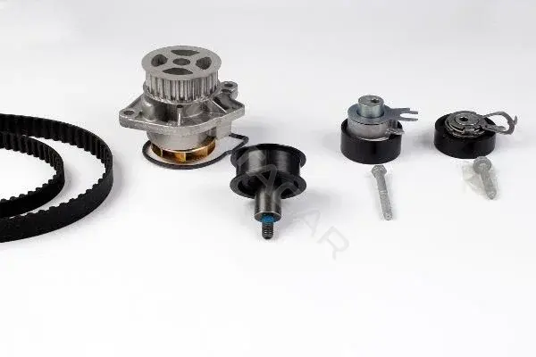 Комплект ГРМ с помпой HEPU PK05572