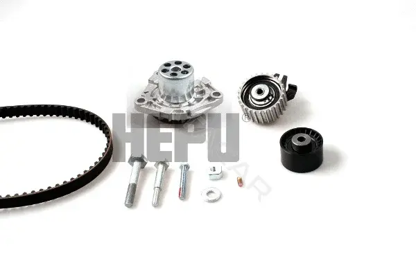 Комплект ГРМ с помпой HEPU PK10893
