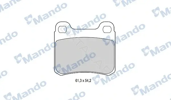 Тормозные колодки MANDO MBF015074