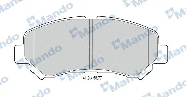 Тормозные колодки MANDO MBF015236