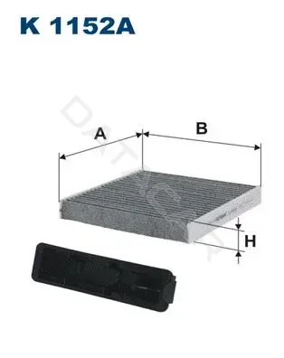 Фильтр салонный FILTRON K1152A