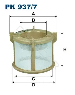 Топливный фильтр FILTRON PK937/7