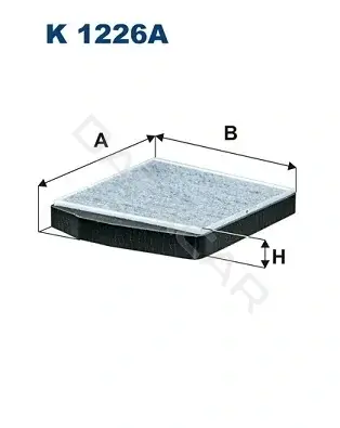Фильтр салонный FILTRON K1226A