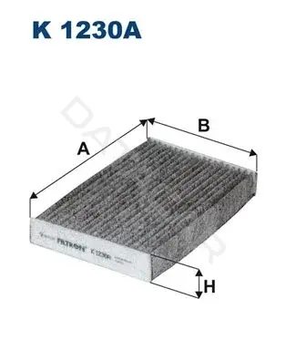 Фильтр салонный FILTRON K1230A