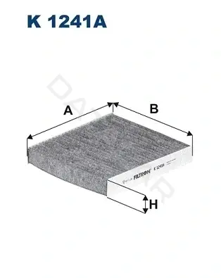 Фильтр салонный FILTRON K1241A