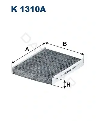 Фильтр салонный FILTRON K1310A