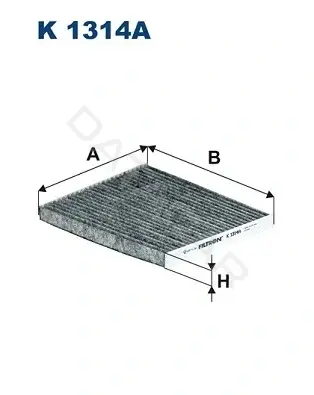 Фильтр салонный FILTRON K1314A