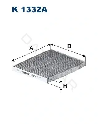 Фильтр салонный FILTRON K1332A