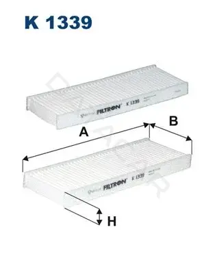 Фильтр салонный FILTRON K1339-2x