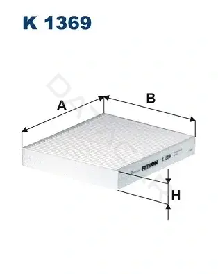 Фильтр салонный FILTRON K1369