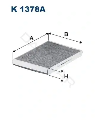 Фильтр салонный FILTRON K1378A