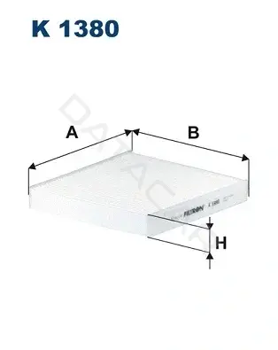 Фильтр салонный FILTRON K1380