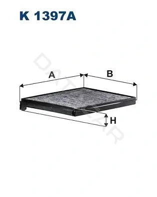 Фильтр салонный FILTRON K1397A