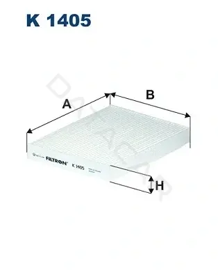 Фильтр салонный FILTRON K1405