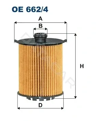 Масляный фильтр FILTRON OE662/4