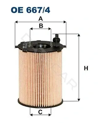 Масляный фильтр FILTRON OE667/4