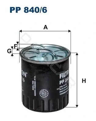 Топливный фильтр FILTRON PP840/6