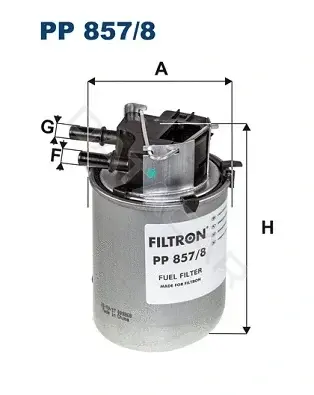 Топливный фильтр FILTRON PP857/8