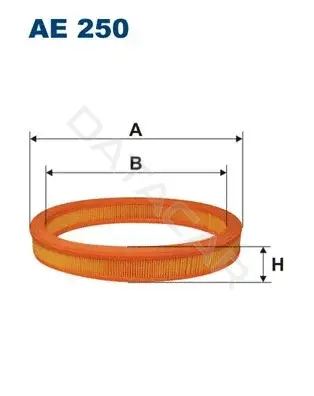 Воздушный фильтр FILTRON AE250