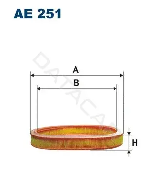 Воздушный фильтр FILTRON AE251